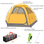 Kazoo Outdoor Camping Tent 2/4 Person Waterproof Camping Tents Easy Setup Two/Four Man Tent Sun Shade 2/3/4 People
