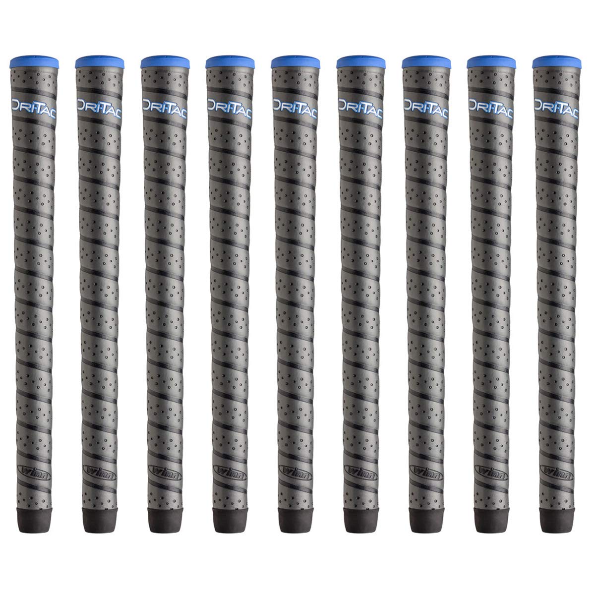 Winn Dri-Tac Wrap Midsize (+1/16'') - 9 Piece Golf Grip Bundle