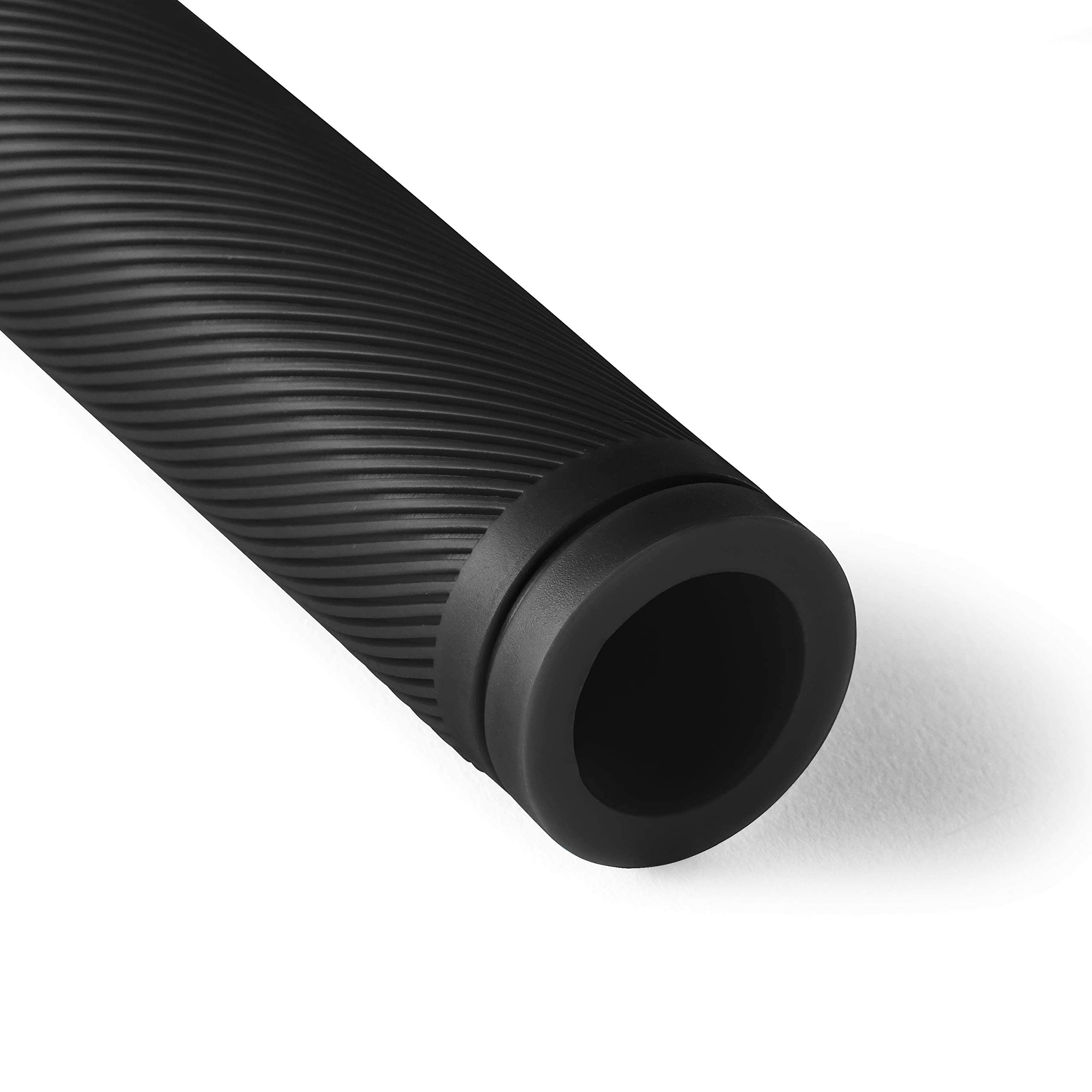 Bw Mtb Bike Grips - Comfortable And Grippy 130Mm Bicycle Handlebar Grips - Black