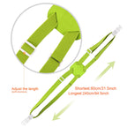 Guanjunx Luggage Straps Bag Bungees For Add A Bag Easy To Travel Suitcase Elastic Strap Belt Long Green (Gb-002)