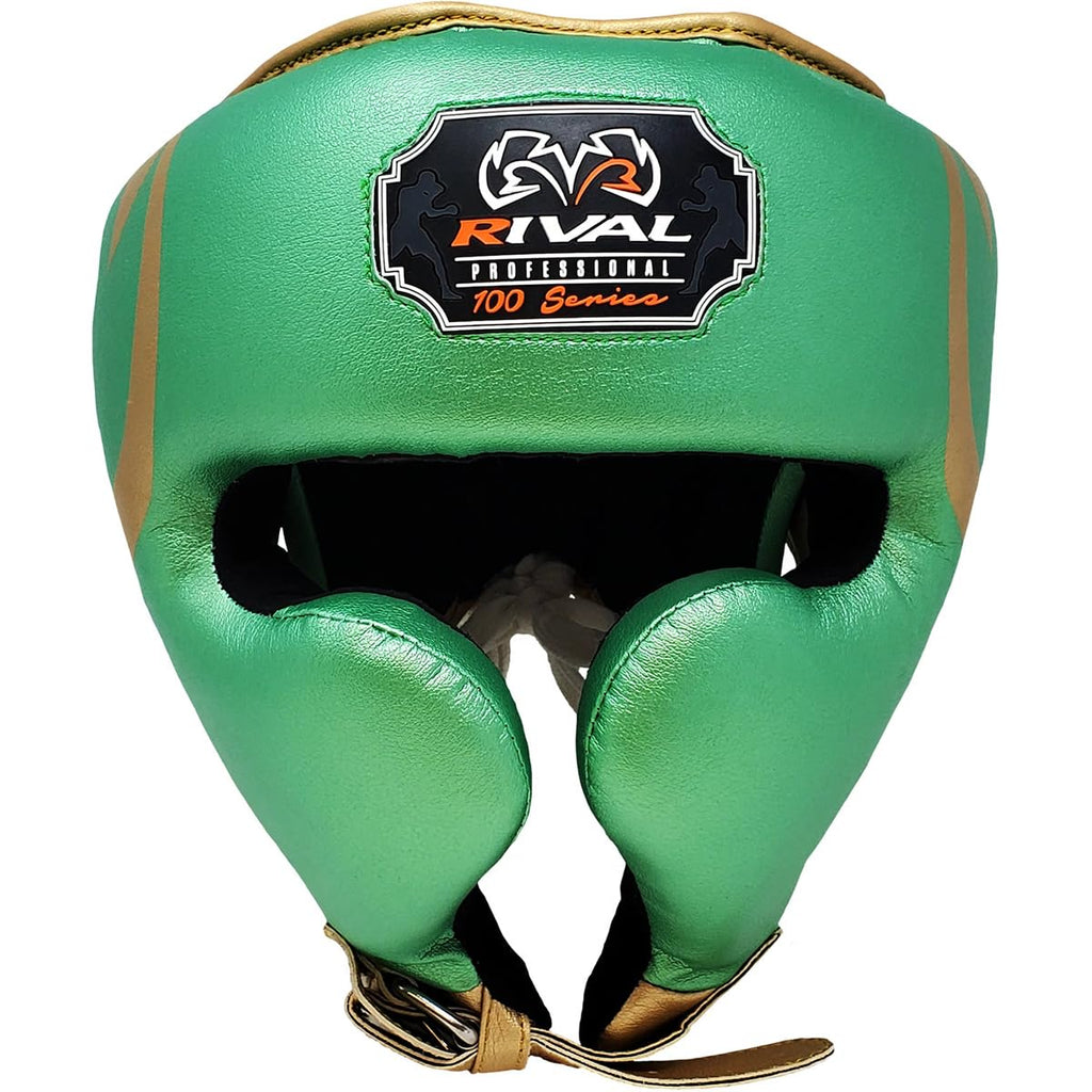 Rival Boxing Rhg100 Professional Headgear - Lightweight Construction With Wide, Lateral Eye Opening For Maximum Visibility