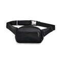 HigherDOSE EMF Blocking Black Fanny Pack - Vegan Leather Waist Bag for Women & Men - Shields Against Harmful Electromagnetic Wav