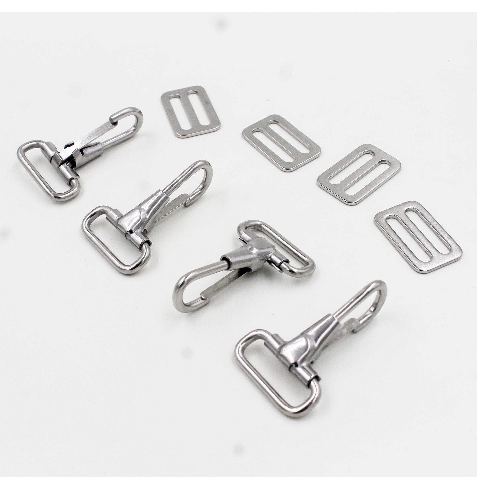 Yyst 304 Stainless Steel Snaps Hooks And Sliders For 1'' Straps, Bimini Top Boat Top