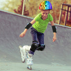 Jeefree Skateboard Cycling Helmet,Kids Adjustable Bike Helmet Suitable For Toddler Kids Youth Boys Girls,Multi-Sport Scooter Rol