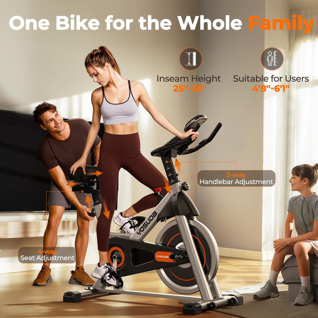 Yosuda Indoor Cycling Bike Stationary Bike - 2023 Version-Cycle Bike With Tablet Mount & Comfortable Seat Cushion
