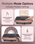 GDCOO Vibration Plate Exercise Machine Vibrating Platform for Fun Lymphatic Drainage and Weight Loss, Vibrant Home Workout Equip