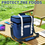 Lanedo Neptune Lunch Soft Cooler 20 Can, Insulated Bag Portable Ice Chest Box For Lunch, Beach, Drink, Beverage, Travel, Camping