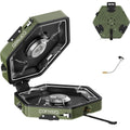 Cofiyard Propane 2-Burner Camping Stove With Carrying Bag And Gas Stove Pressure Regulator, Camping Essentials Folding Camp Stov