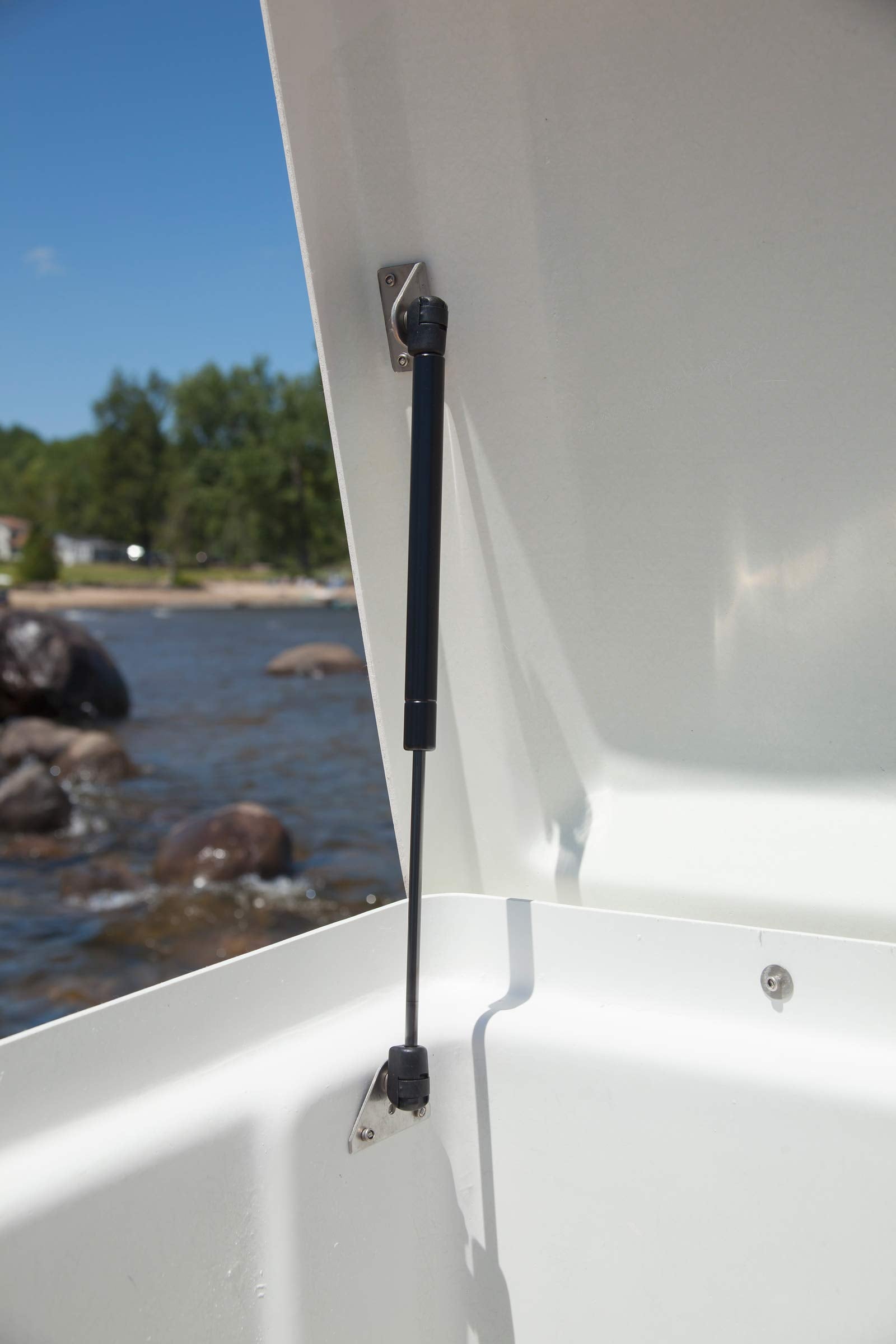 Taylor Made Stow 'N Go Fiberglass Dock Box With Top Seat - Large (29H X 72''W X 29''D) - Durable And Secure Storage For Boat Acc