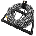 Obcursco Wakeboard Rope, 75FT Water Ski Ropes with EVA Handle, 4 Sections Wake Board Rope for Water Skiing, Wakeboard, Kneeboard