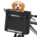 Lixada Bike Basket Quick Release Removable Basket Folding Bike Handlebar Basket Pet Cat Dog Carrier Bag Detachable Shoulder Bag 