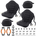 HLOGREE 2Pack Kayak Deluxe Padded Seat with Storage Bag, Comfortable High Back Boat Seat for Kayak, Ocean, Sup