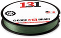 Sufix 131 Braid 50 Lb Low-Vis Green - 150 Yds