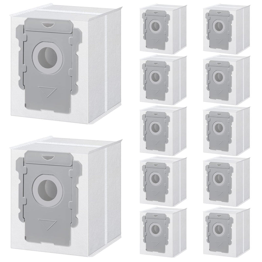 Rowhalf 12 Pack Vacuum Bags, Effective Dust Filtration, Compatible With Irobot Roomba Bags I  S  J Series, Replacement For I3, I