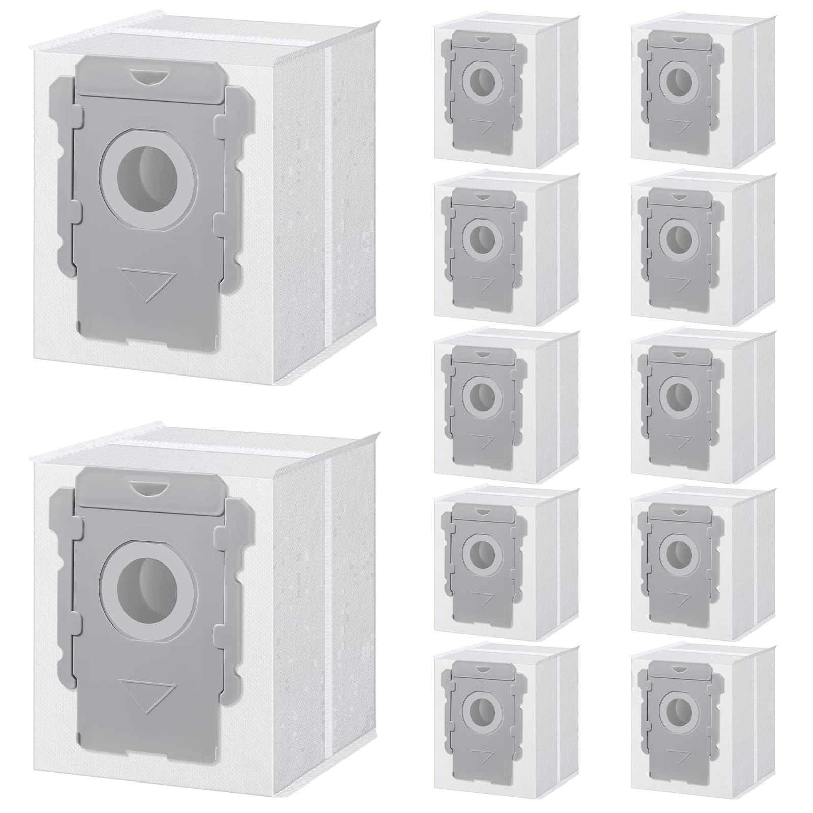 Rowhalf 12 Pack Vacuum Bags, Effective Dust Filtration, Compatible With Irobot Roomba Bags I  S  J Series, Replacement For I3, I