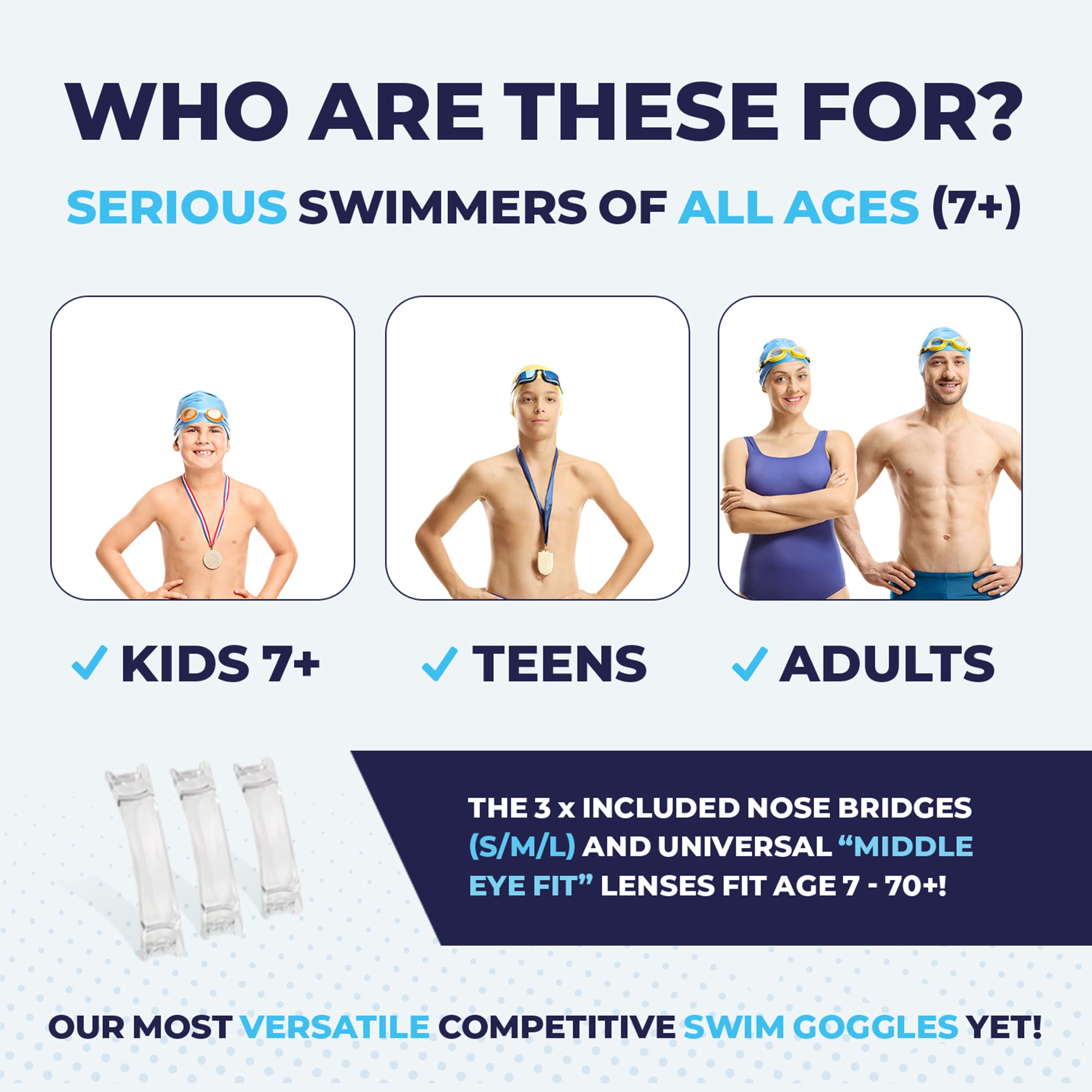 Proswims Anti-Fog Swim Goggles For Women & Girls Pink Goggles With Bungee Strap, Hard Case & Cloth, Racing Swimming Goggles Wome
