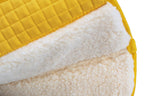 Challenger Horse Western 28''X30'' Fleece Lined Yellow Quilted Barrel Saddle Pad 39133