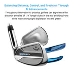 Callaway Golf Paradym Ai Smoke Individual Iron (Left Hand, 6 Iron, Graphite, Stiff)