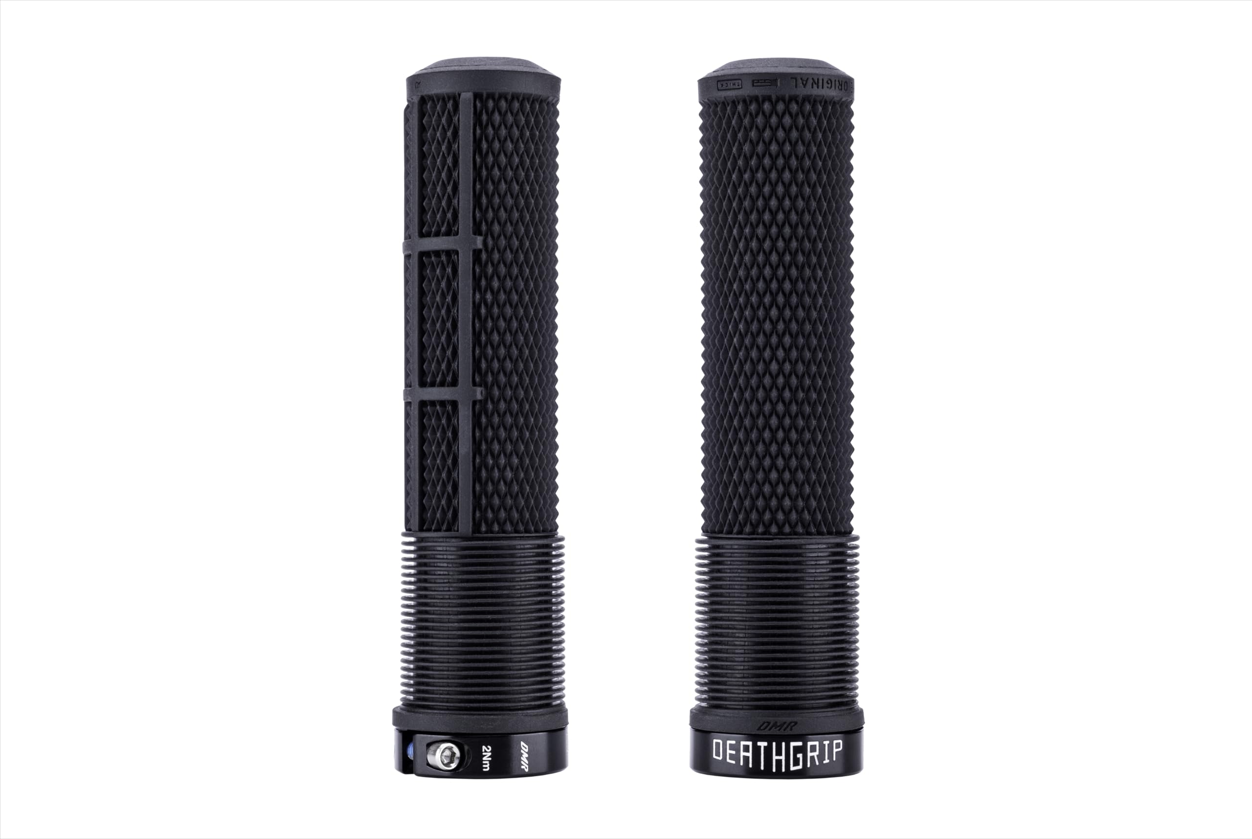 DMR Deathgrip 2 Flangeless Handlebar Grips (Black, Thick)