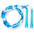 BuyJumpRopes Durable Segmented Beaded Jump Rope 9ft Frozen