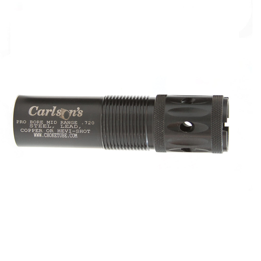 Carlsons Choke Tubes 12 Gauge For Remington Pro Bore [ Mid Range | 0.720 Diameter ] Blued Steel | Cremator Ported Waterfowl Chok