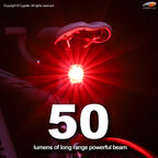 Cygolite Hotshot Sl- 50 Lumen Bike Tail Light- 6 Night & Daytime Modes- User Tuneable Flash Speed- Compact Design- Ip64 Water Re