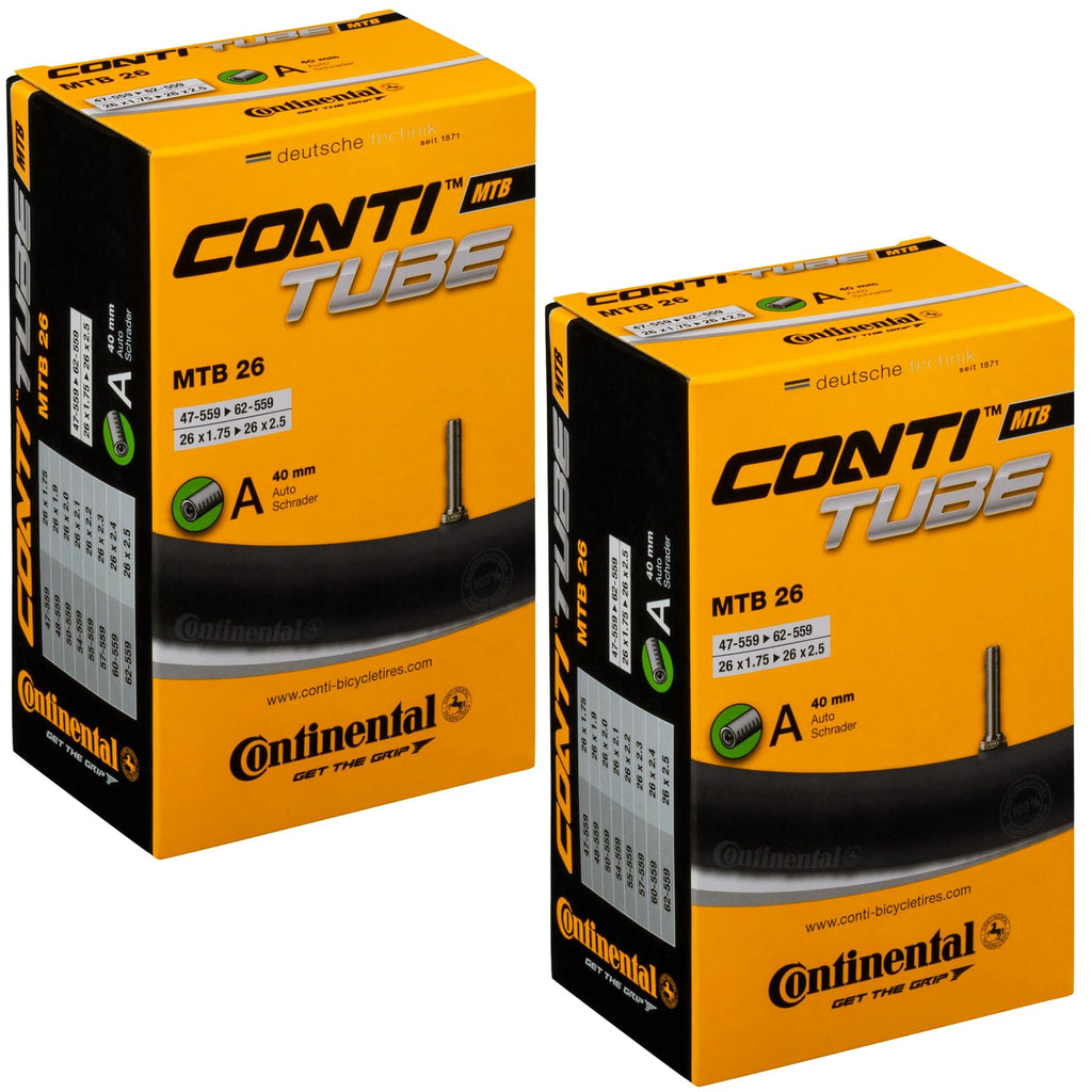 Continental Unisex'S Mtb Tube 26'' Inner, Black, [47-559->62-559]