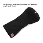 Golf Head Covers (3Pcs) Driver Fairway #3 Hybrid For Club Mens (Black)