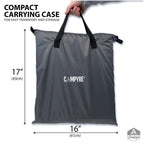 Campyre - Tent & Rv Camping Organizer With Zippered Flap, 9-Shelf Storage. Rv Shoe Organizer, Dining Tent Organizer. Organize An
