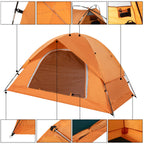 Vela Camping Tent For 2 Person, 4 Person, 6 Person - Waterproof Two Person Tents For Camping, Small Easy Up Tent For Family, Out