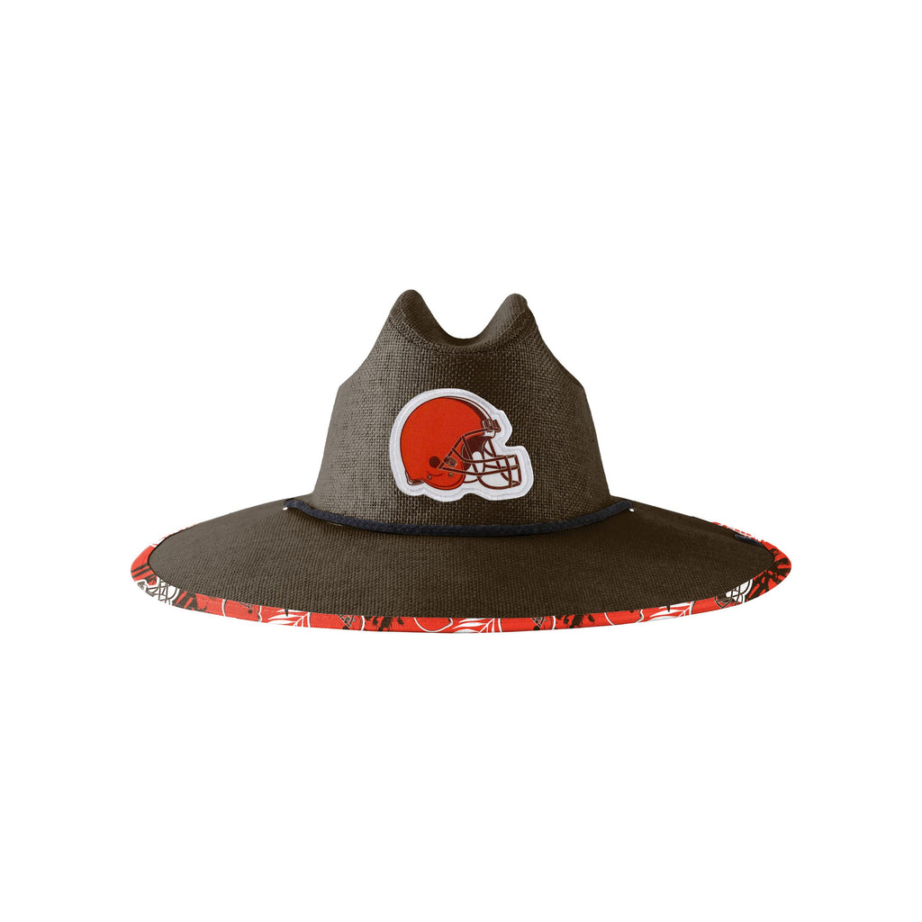 Foco Cleveland Browns Nfl Team Color Straw Hat