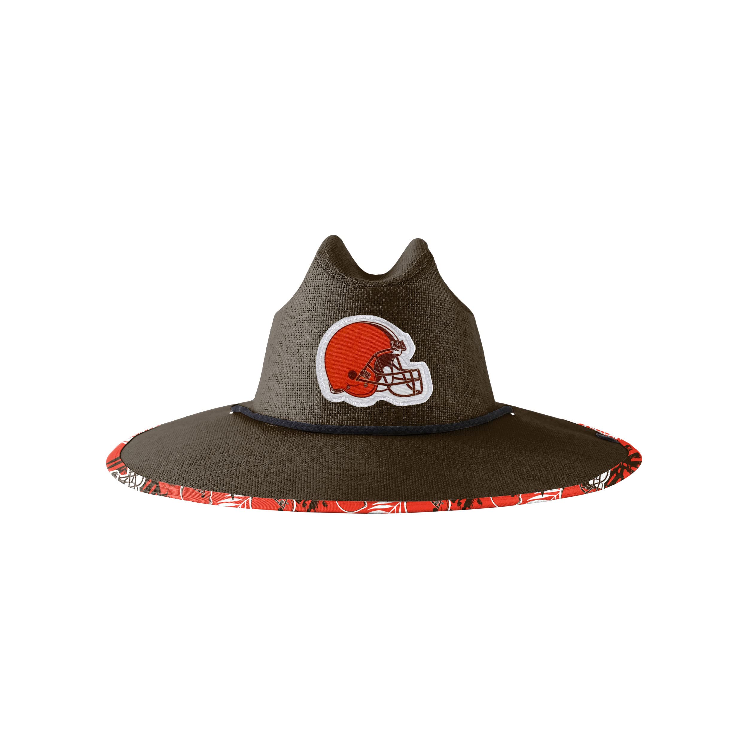 Foco Cleveland Browns Nfl Team Color Straw Hat