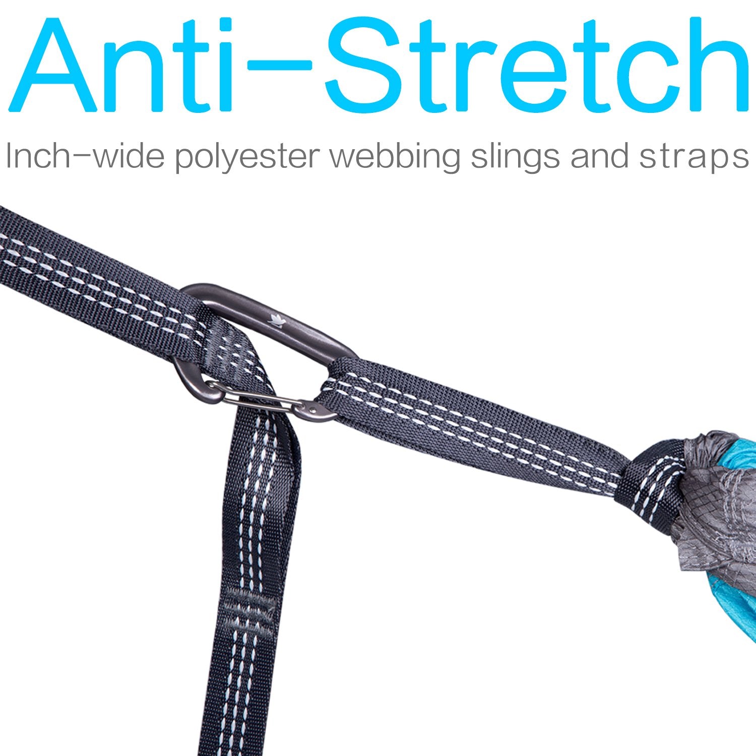 Birmi Portable Double Hammock With Straps - Waterproof Compression Sack  Light And Ultrasoft Parachute Nylon Rated For 500 Lbs.