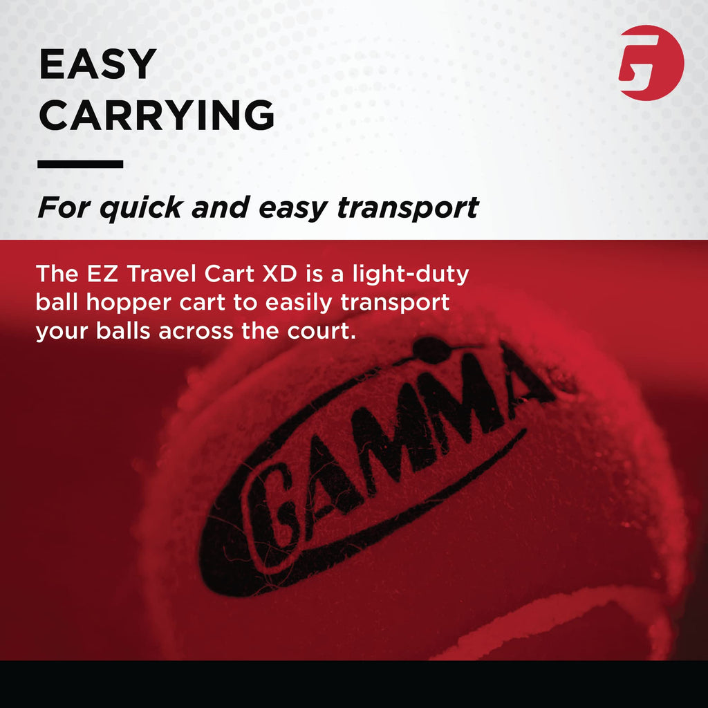 Gamma Sports Ez Travel Cart Pro Ball Hopper 150