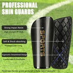 Soccer Shin Guards For Kids Youth - Shin Pads Set With Shin Sleeves And Long Soccer Socks For Age 3-16 Boys And Girls - Lightwei