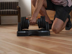 Nordictrack 55 Lb Select-A-Weight Dumbbell Pair, Black