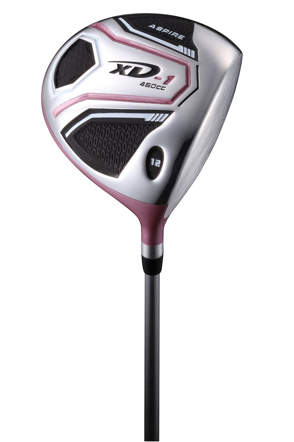 Aspire Xd1 Ladies Womens Complete Golf Clubs Set Includes Titanium Driver, S.S. Fairway, Hybrid, 6-Pw Irons, Putter, Bag, 3 H/Cs