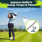 KALAUTO Weighted Golf Swing Trainer & Grip Trainer,Golf Swing Training Aid,Golf Grip Trainer for Indoor Practice,Warm-up,Stretch