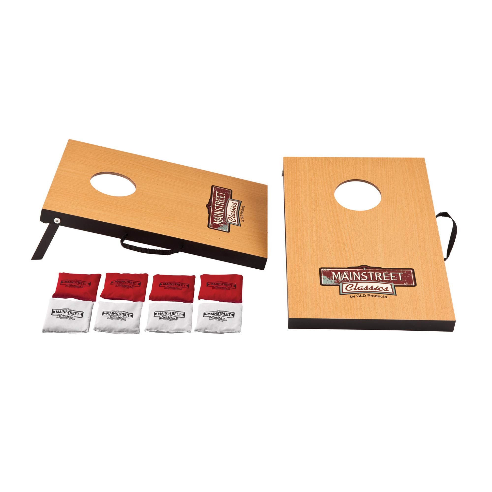 Mainstreet Classics Micro Bean Bag Toss: Travel Sized, (16'' X 10.5'' Boards) Mini Cornhole Game Set