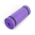 Cap High Density Exercise Mat With Strap, 74''X24''X1'' - Purple