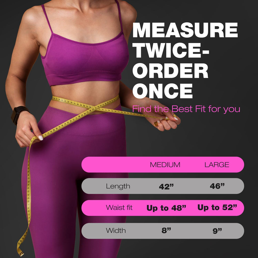 Activegear Waist Trainer For Women & Men - Sweat Band Waist Trimmer Belt For A Toned Look - Reinforced Trim And Hook & Loop Clos