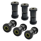 Huskey Ezgo Txt Golf Cart Rear Leaf Spring Bushing Kit With 6X Sleeves And 12X Bushings Made Of Long Lasting Rubber For 1996-Up.