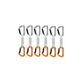 Mammut Sender Keylock 6-Pack Quickdraws - Light Grey/Gold 12cm