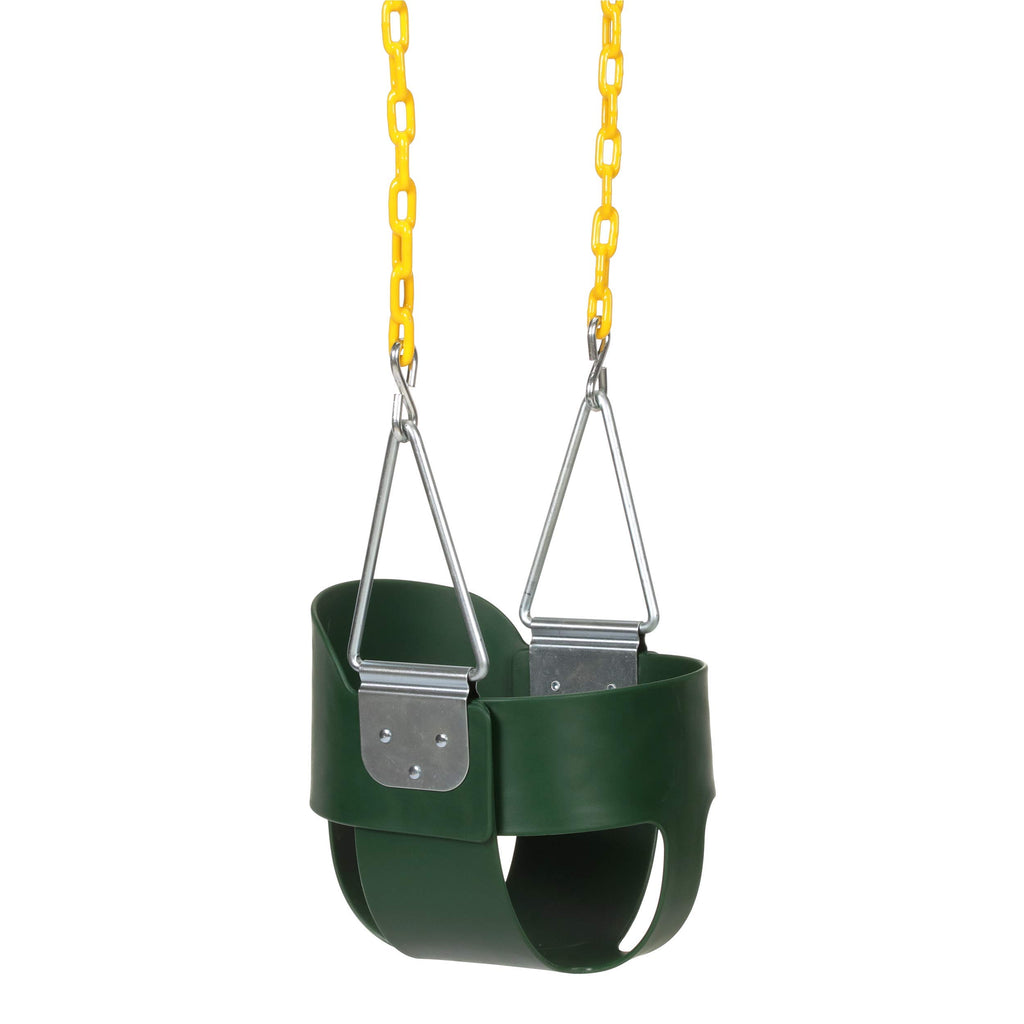 Eastern Jungle Gym Full Bucket Toddler Swing Seat With Coated Swing Chains Pack Of 2