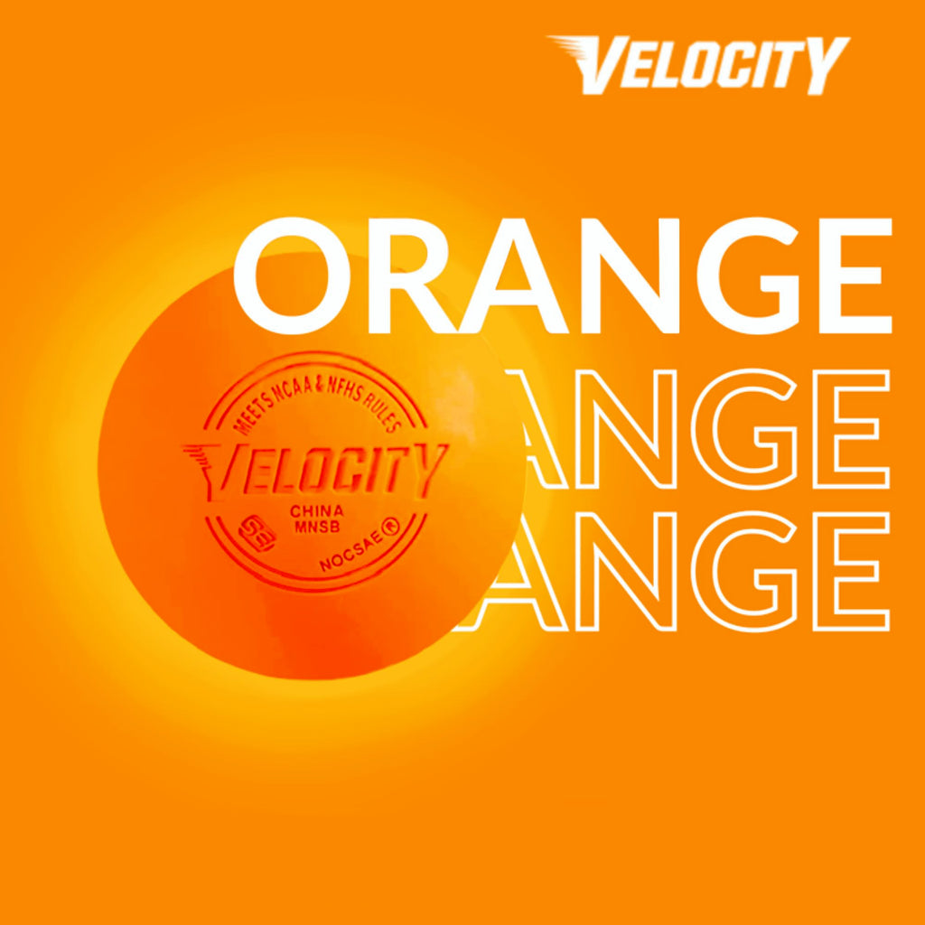 Velocity Lacrosse Balls - 120 Packs - Official Nfhs And College Approved Size - Orange