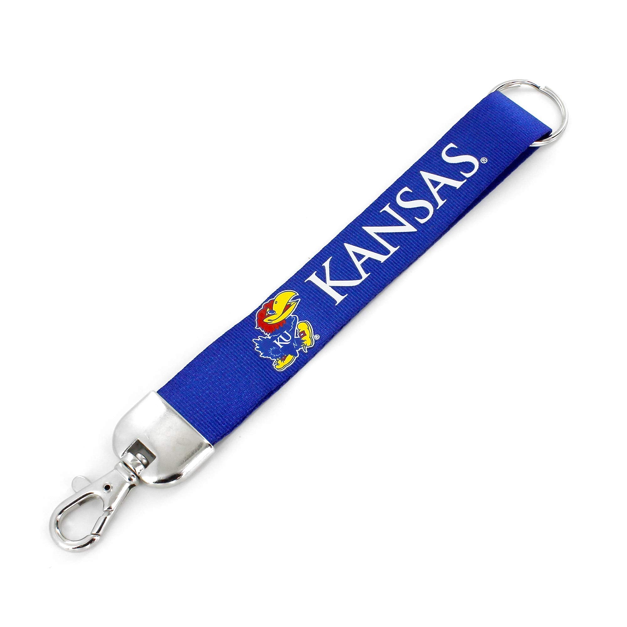 NCAA Kansas Jayhawks Deluxe Wristlet Keychain