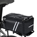 WOHEER Bike Reflective Trunk Bags Waterproof Rear Rack Bag for Bicycle, 7L Capacity Insulated Storage Pannier Bag Bike Cargo Bag