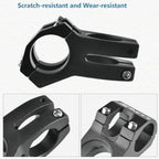 Jeelad Bike Stem 25.4/31.8 45Mm Mountain Bike Bicycle Stem Short Handlebar Stem Riser For Most Bicycle, Road Bike, Mtb, Bmx, Cyc