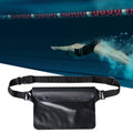 Merishopp Waterproof Fanny Pack Portable Waist Bag For Kayaking Outdoor Sports Boating Black