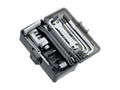 Topeak Survival Gear Box (TT2543) - 30-Function Compact Bike Multi-Tool Kit with Mounting Case, Chrome Vanadium Steel Tools, 233